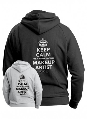 Keep Calm I'm a professional makeup artist hoody