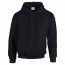 Black zipped hoody front
